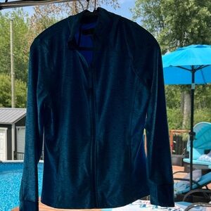 Teal Full-Zip Jacket